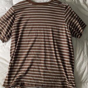 brown stripe tshirt